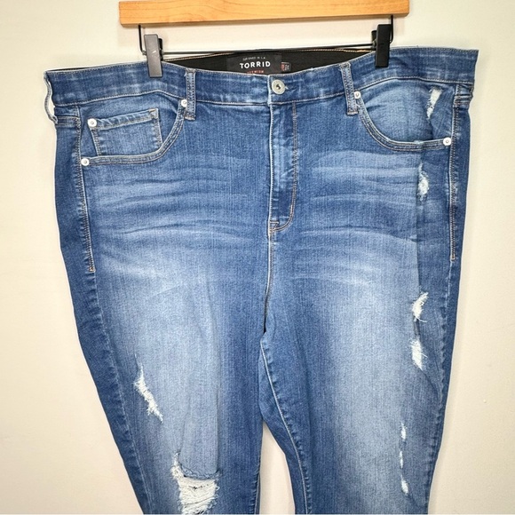 Torrid Sky High Skinny Premium Stretch High-Rise Jean Size 24 - Picture 6 of 15